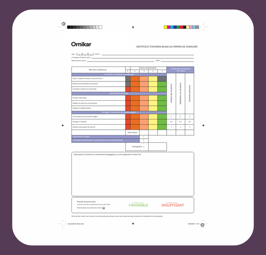 Support examen blanc - PDF ou version Word à télécharger
